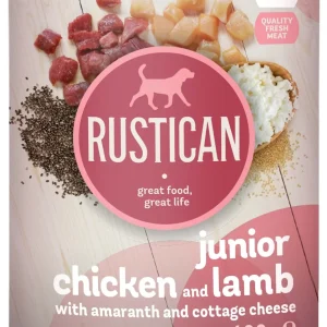 RUSTICAN JUNIOR Piletina i janjetina s amarantom i sirom, bez glutena, 400g