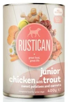RUSTICAN JUNIOR Piletina i pastrva s batatom i mrkvom, bez glutena - Image 2