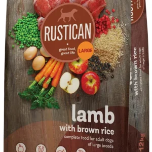 RUSTICAN Large Janjetina sa smeđom rižom, bez glutena, 12kg