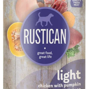 RUSTICAN Light Piletina s bučom i batatom, monoproteinska hrana, bez glutena,
