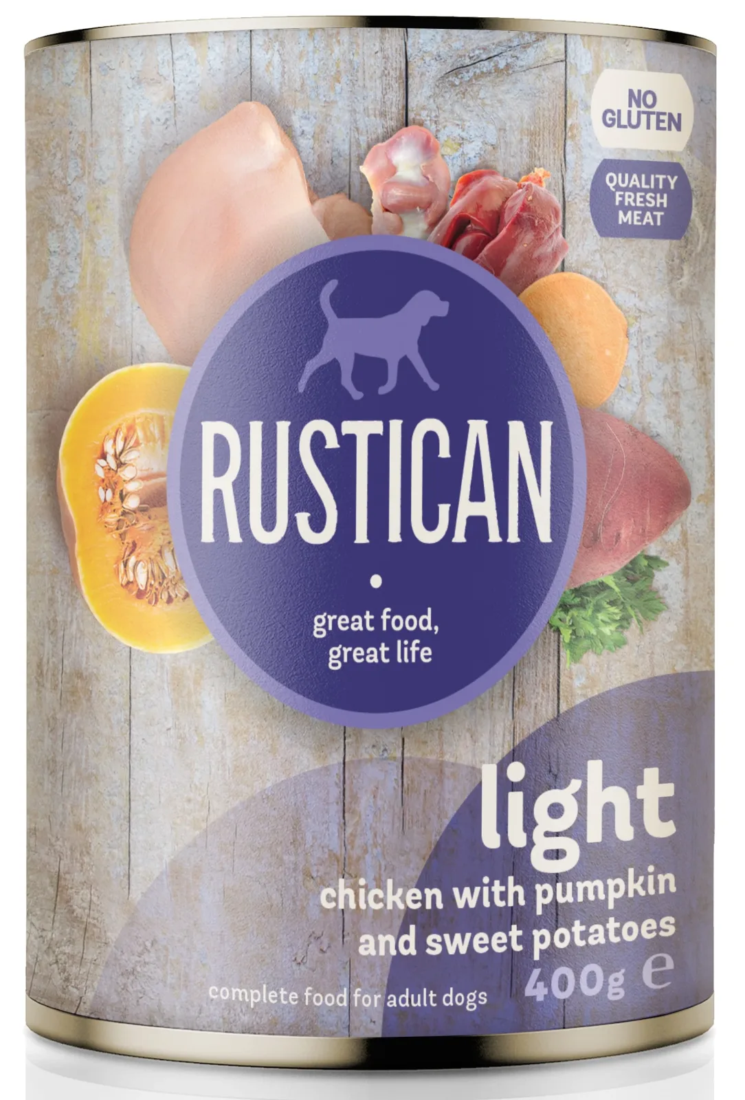 RUSTICAN Light Piletina s bučom i batatom, monoproteinska hrana, bez glutena, - Image 2
