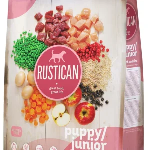 RUSTICAN PUPPY / JUNIOR, s janjetinom i rižom, bez glutena