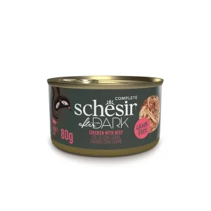 SCHESIR After Dark, fileti piletine s govedinom u temeljcu, bez žitarica, 80g