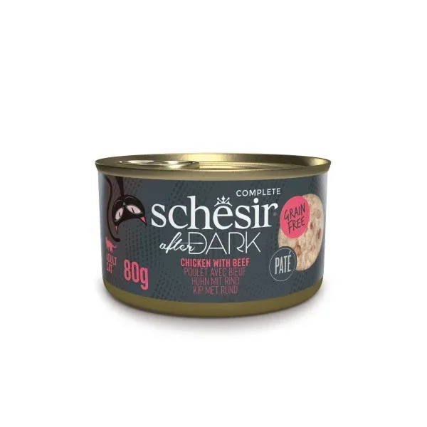 SCHESIR After Dark Pate, piletina s govedinom, bez žitarica, 80g