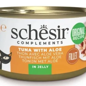 SCHESIR C&B Konzerva za mačke, tunjevina s aloe verom, u želeu, 70g