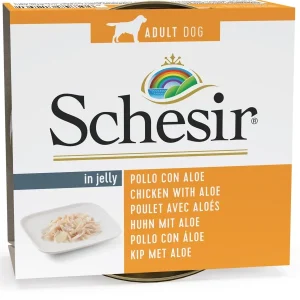 SCHESIR Konzerva za pse Pileći file u želeu s aloe verom, 150g