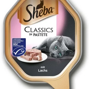 SHEBA Classic, pašteta s lososom, u štruci, 85g