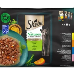 SHEBA Nature, miješani izbor u umaku, 4x85g