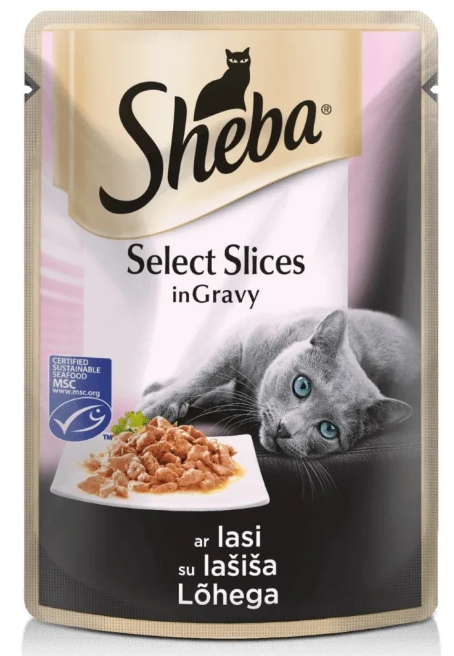 SHEBA Select Slices, s lososom u umaku, 85g - Image 2