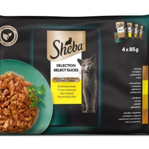 SHEBA Selection Multipack, izbor peradi u umaku, 4x85g