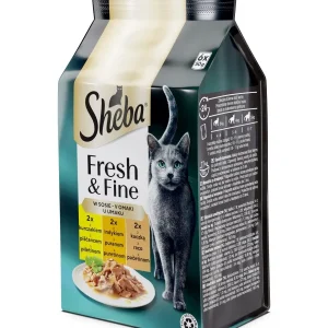 SHEBA Vrećice za mačke Fresh&Fine, s peradi u umaku, 6x50g