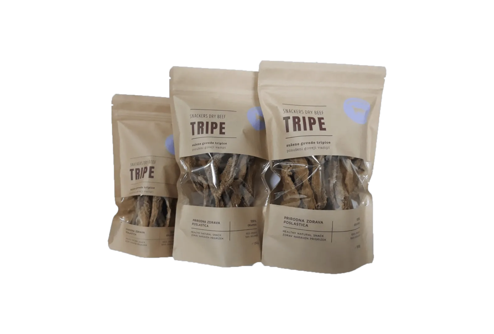 Snackers sušene goveđe tripice, 60g Snackers