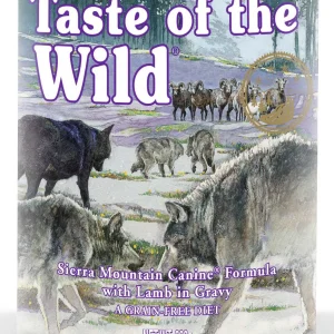 TASTE OF THE WILD Sierra Mountain s janjetinom u umaku, 390g