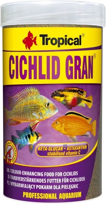 TROPICAL Cichlid Gran,granulirana hrana za jačanje boja kod ciklida,250ml