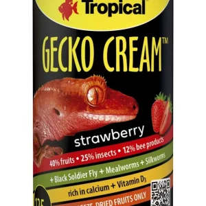 TROPICAL Gecko Cream jagoda, Voćna pasta za hranjenje gmazova,100ml