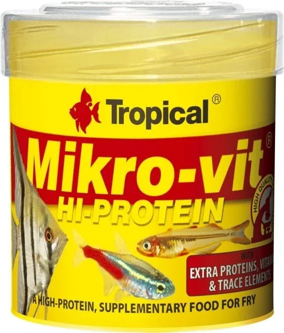 TROPICAL Mikro-Vit HiProtein, visokoproteinska hrana za mlađ, 50ml