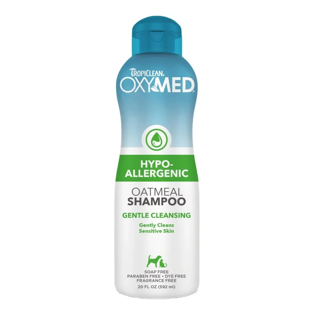TROPICLEAN OxyMed HypoAllergenic Oatmeal, hipoalerg. šampon za pse i mačke 355ml