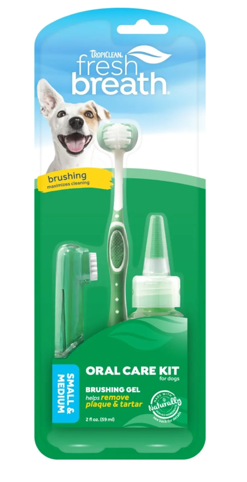 TROPICLEAN Set za dentalnu njegu, za pse malih i srednjih pasmina