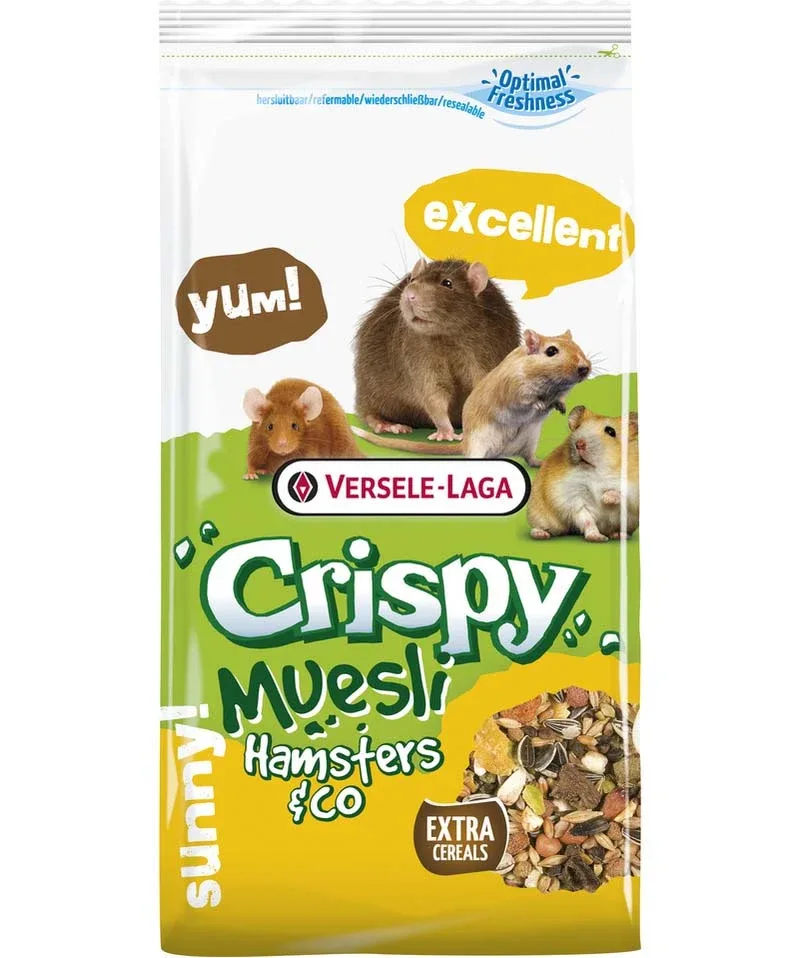 VERSELE-LAGA Crispy Muesli Hamsters & Co, za hrčke, 400g