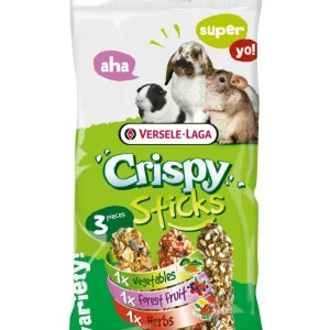 VERSELE-LAGA Crispy, štapići s povrćem, šumskim voćem i biljem, 3x55g