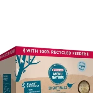 VERSELE - LAGA Menu Nature 50 lojnih kugli bez mrežice + hranilica, 4,5 kg
