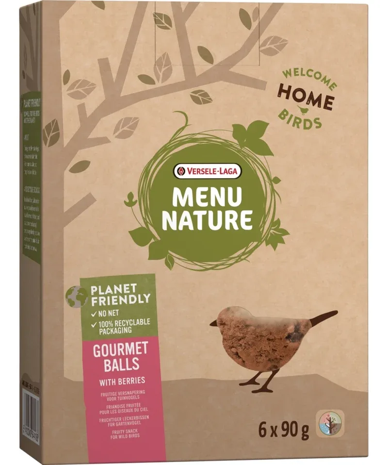 VERSELE-LAGA Menu Nature, Gourmet lojne kugle, bobice, bez mrežice, 6 kom/90g