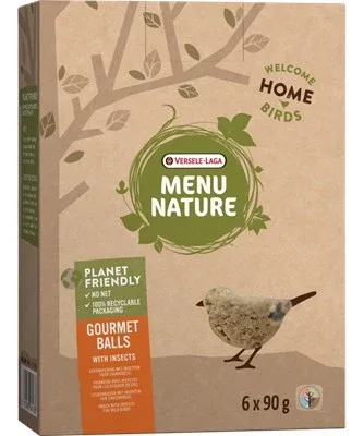 VERSELE-LAGA Menu Nature, Gourmet lojne kugle, kukci, bez mrežice, 6 kom/90g