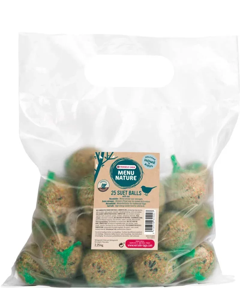 VERSELE-LAGA Menu Nature, lojne kugle, za vanj. ptice, mrežica, 25kom/90g/2,25kg