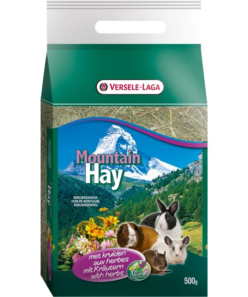 VERSELE-LAGA Mountain Hay Herbs, planinsko livadno sijeno s biiljem, 500g