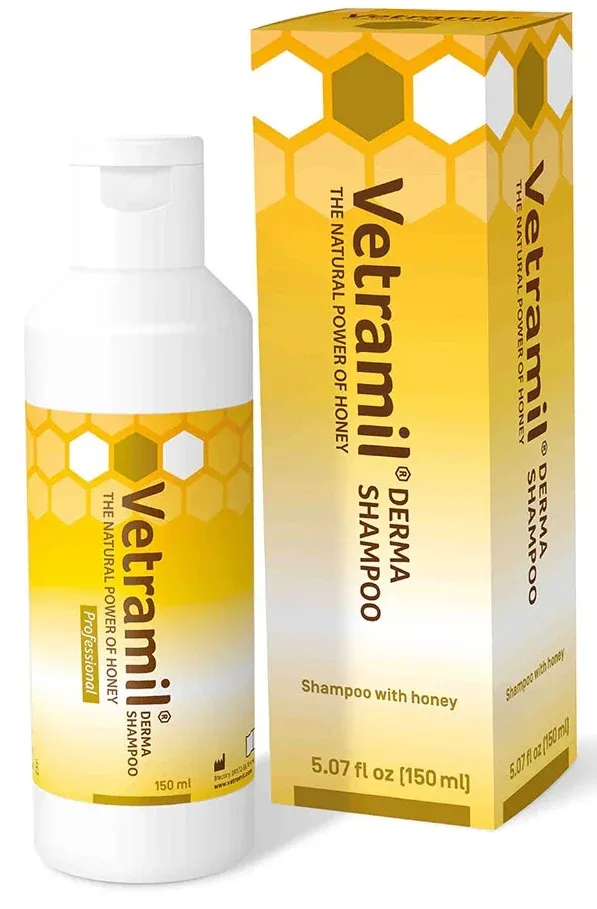 VETRAMIL Derma Šampon, s medom, za pse osjetljive kože, 150 ml