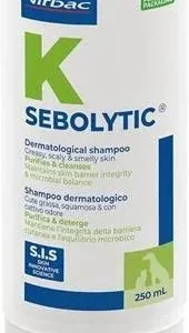 VIRBAC Sebolytic šampon za masnu i suhu perutavu dlaku pasa i mačaka, 250ml