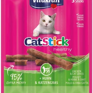 VITAKRAFT Cat Stick, štapići s piletinom i mačjom travom, 3 kom/18 g