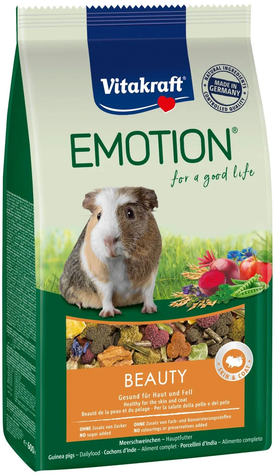 VITAKRAFT Emotion Beauty Selection, hrana za zamorčiće, 600 g