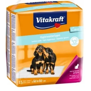 Vitakraft- Higijenske prostirke 60 x 60 cm – 15 kom
