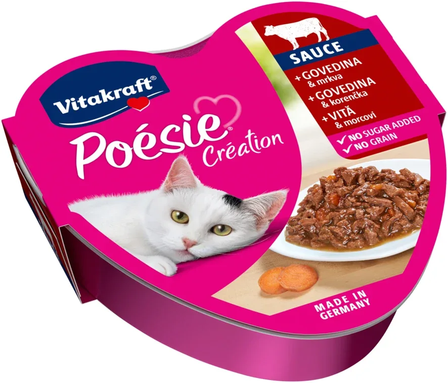 VITAKRAFT Poesie Creation govedina i mrkva u umaku 85g