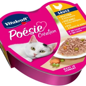 Vitakraft Poesie Creation piletina s povrćem u umaku 85g