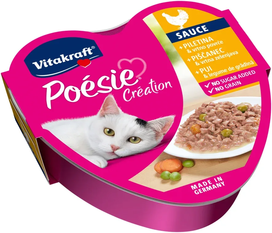Vitakraft Poesie Creation piletina s povrćem u umaku 85g