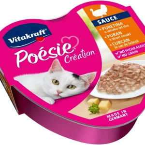 VITAKRAFT Poesie DeliSauce, s puretinom i sirom, u umaku, 85g