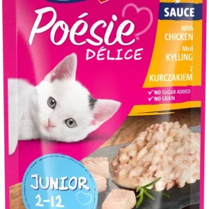 VITAKRAFT Poesie DeliSauce vrećica, Junior pileći file 85g