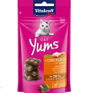 Vitakraft poslastica za mačke Cat Yums piletina i mačja trava 40 g