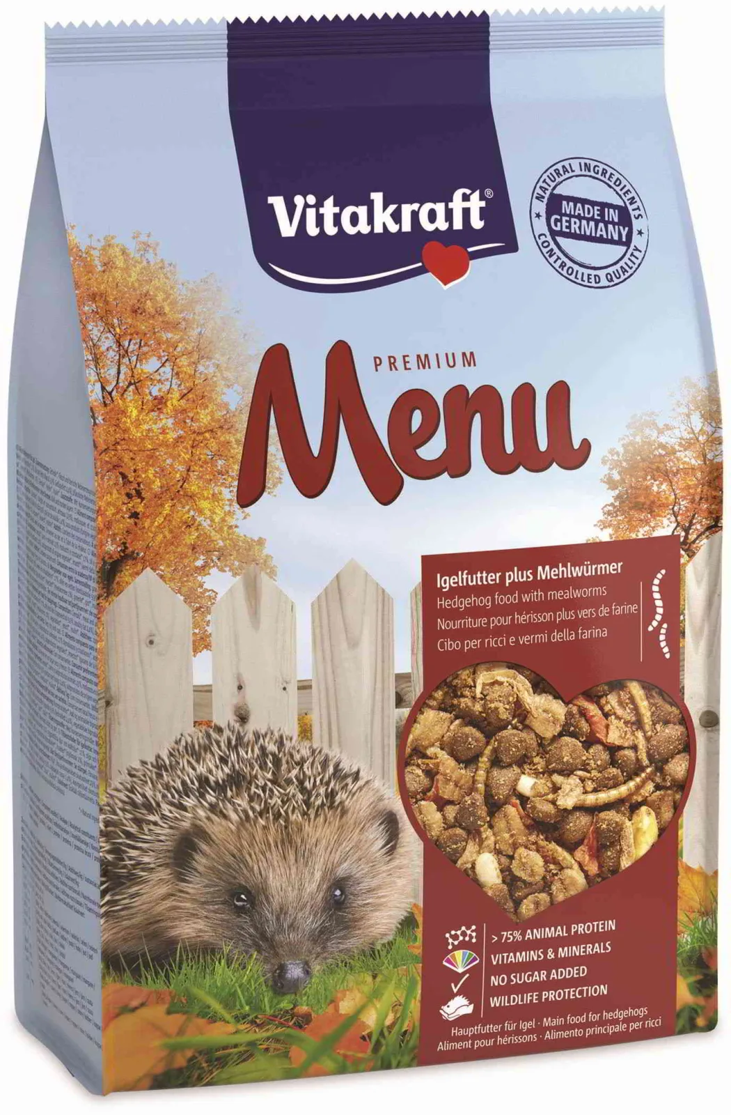 VITAKRAFT Premium Menu, hrana za ježa, 600 g