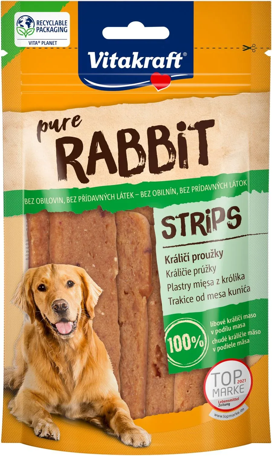 VITAKRAFT Trakice zečetine, poslastica za pse, 80g