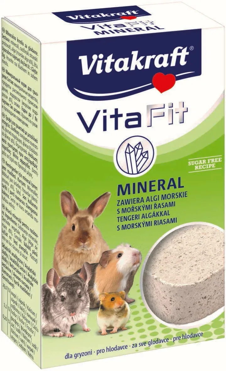 VITAKRAFT Vita Fit Mineralni kamen s morskim algama, za glodavce, 170 g