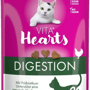 VITAKRAFT Vita Hearts Digestion, poslastice za mačke s piletinom, 40g