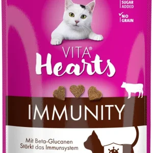 VITAKRAFT Vita Hearts Immunity, poslastice za mačke s govedinom, 40g