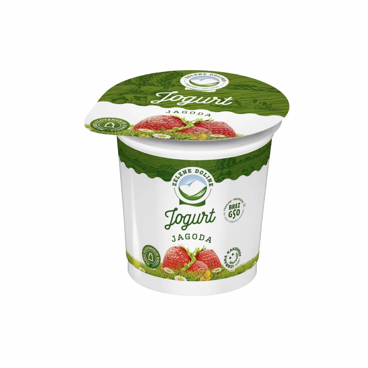 Voćni jogurt jagoda 160g 2,5%mm