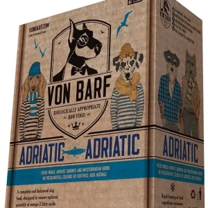 Von BARF Adriatic, sirova zamrznuta hrana za pse, 10x250g