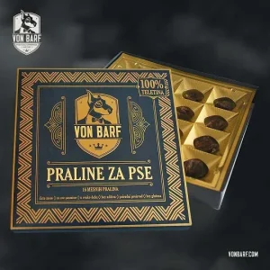 Von BARF Pralines sušena poslastica za pse, 40g