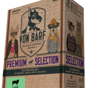 Von BARF Premium Selection, janjetina, sirova zamrznuta hrana za pse, 8x250g