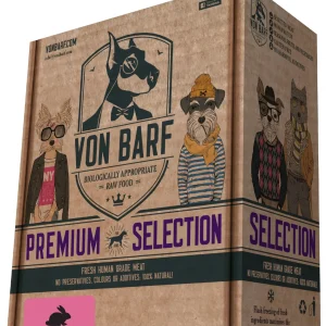 Von BARF Premium Selection, kunićevina, sirova zamrznuta hrana za pse, 8x250g